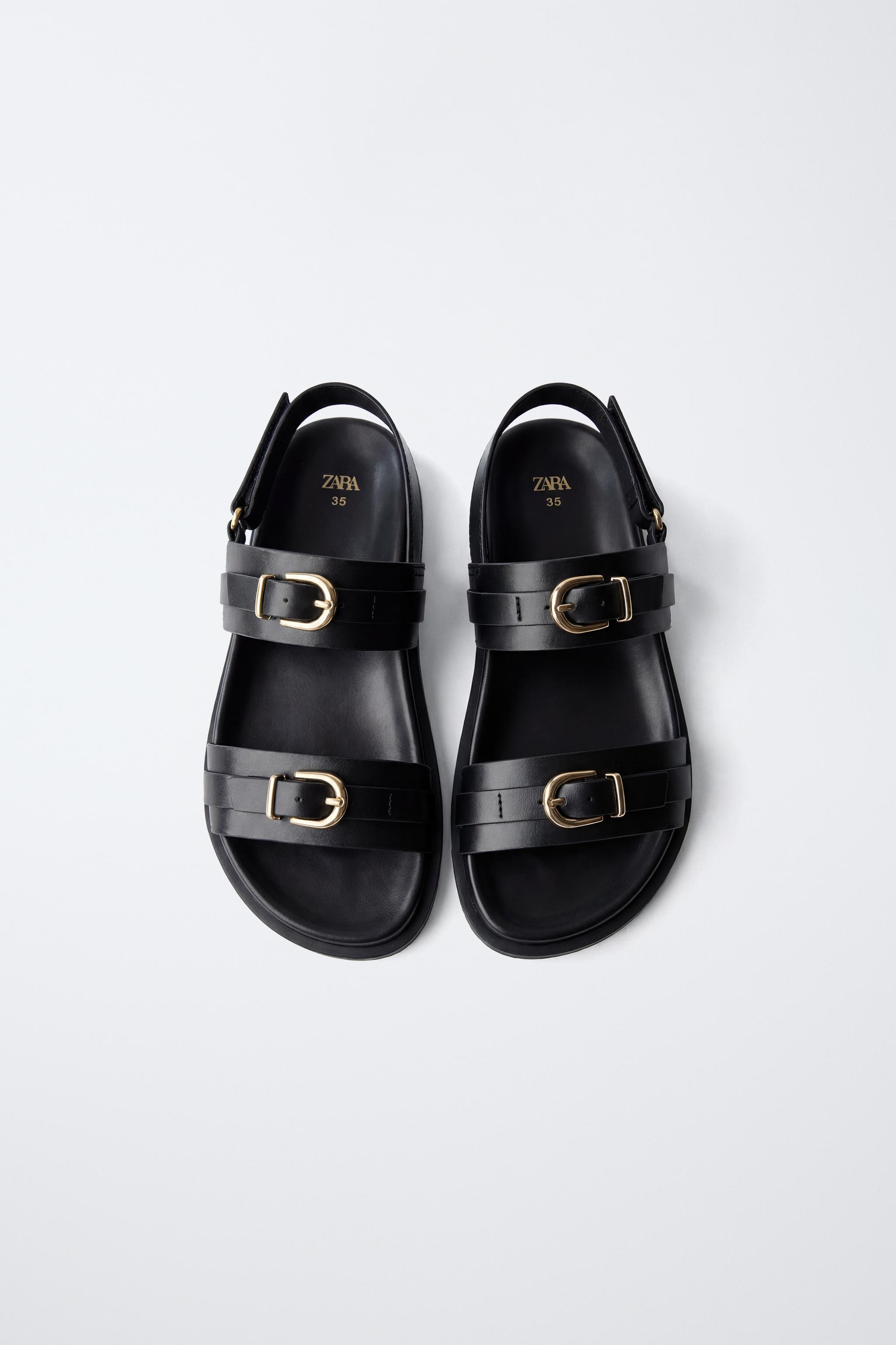 BUCKLED SANDALS